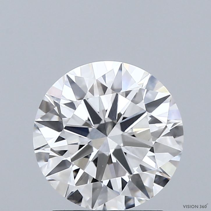 2.00 Carat Round Shaped, Excellent Cut, E Color, VVS2 Clarity, IGI Certified Lab Grown Diamond
