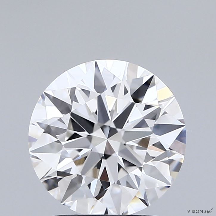 2.00 Carat Round Shaped, Ideal Cut, F Color, VVS2 Clarity, IGI Certified Lab Grown Diamond