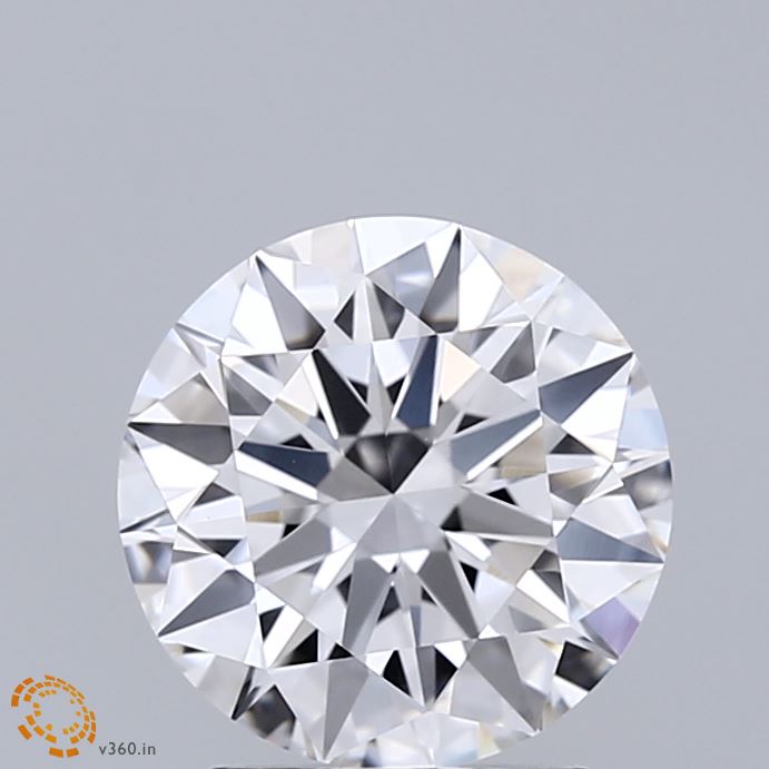 2.02 Carat Round Shaped, Ideal Cut, E Color, VVS2 Clarity, IGI Certified Lab Grown Diamond