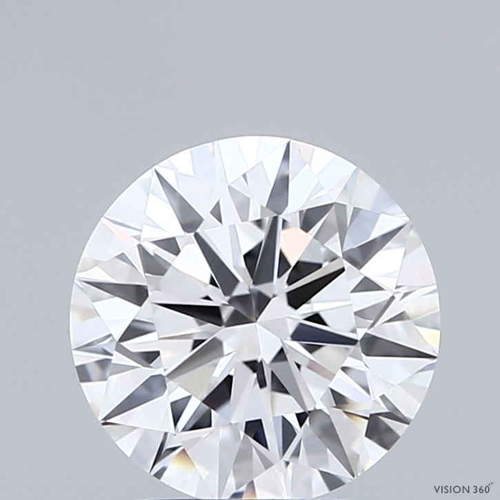 2.05 Carat Round Shaped, Ideal Cut, E Color, VVS2 Clarity, IGI Certified Lab Grown Diamond
