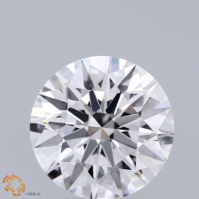 2.03 Carat Round Shaped, Ideal Cut, F Color, VVS2 Clarity, IGI Certified Lab Grown Diamond