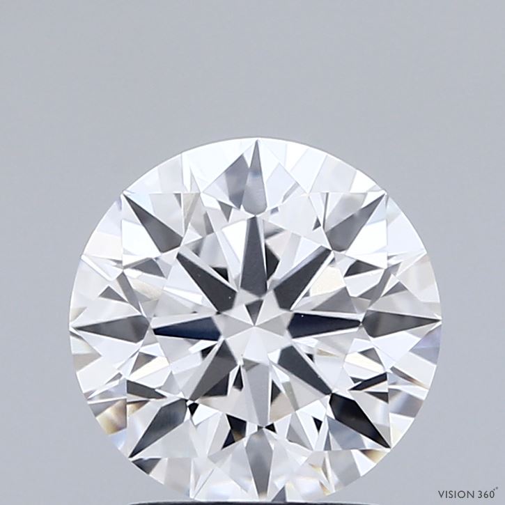 2.00 Carat Round Shaped, Ideal Cut, E Color, VVS2 Clarity, IGI Certified Lab Grown Diamond