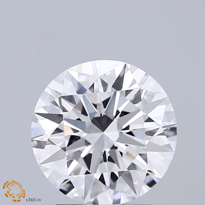 2.02 Carat Round Shaped, Ideal Cut, D Color, VVS2 Clarity, IGI Certified Lab Grown Diamond