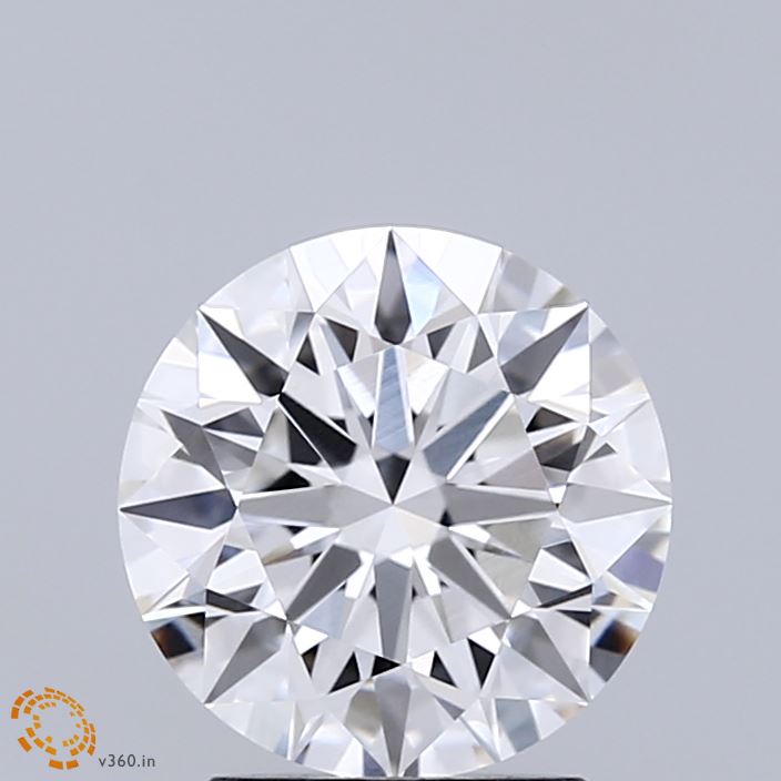 2.05 Carat Round Shaped, Ideal Cut, E Color, VVS2 Clarity, IGI Certified Lab Grown Diamond