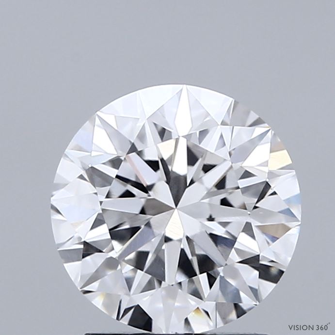 2.03 Carat Round Shaped, Excellent Cut, F Color, VVS2 Clarity, IGI Certified Lab Grown Diamond