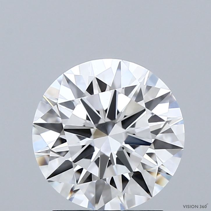 2.02 Carat Round Shaped, Ideal Cut, E Color, VVS2 Clarity, IGI Certified Lab Grown Diamond