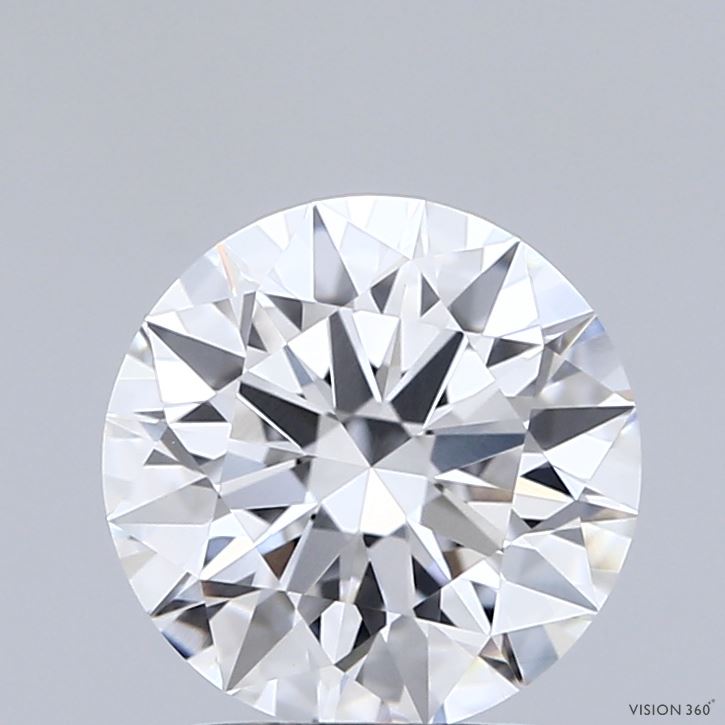2.05 Carat Round Shaped, Ideal Cut, D Color, VVS2 Clarity, IGI Certified Lab Grown Diamond