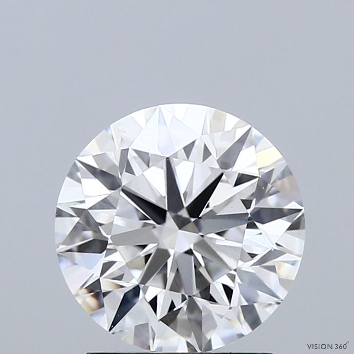 2.01 Carat Round Shaped, Excellent Cut, E Color, VVS2 Clarity, IGI Certified Lab Grown Diamond