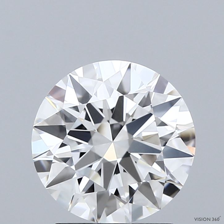 2.05 Carat Round Shaped, Ideal Cut, E Color, VVS2 Clarity, IGI Certified Lab Grown Diamond