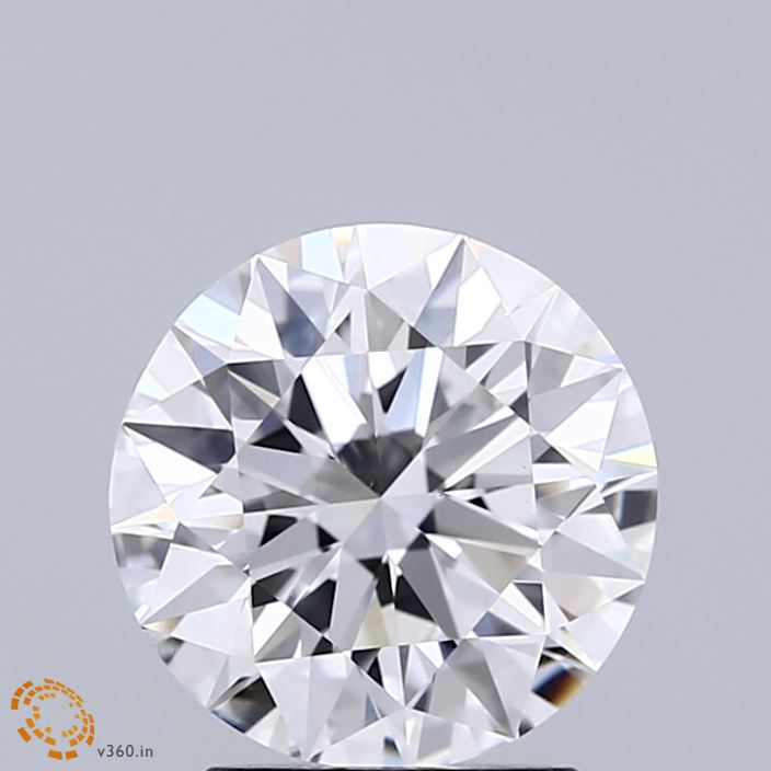 2.05 Carat Round Shaped, Ideal Cut, E Color, VVS2 Clarity, IGI Certified Lab Grown Diamond