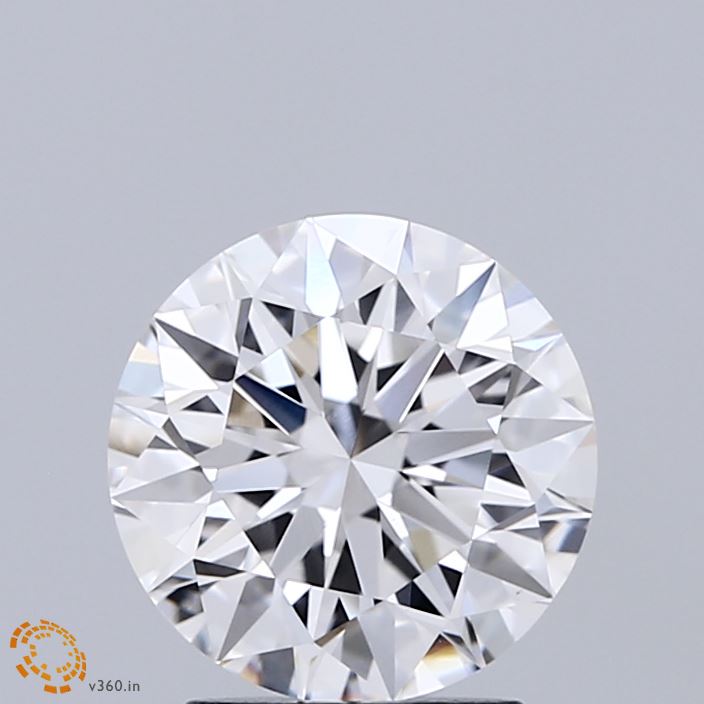 2.01 Carat Round Shaped, Ideal Cut, D Color, VS1 Clarity, IGI Certified Lab Grown Diamond
