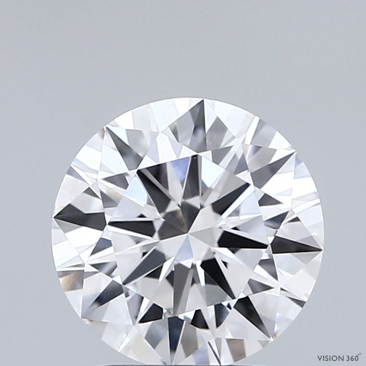 2.01 Carat Round Shaped, Excellent Cut, E Color, VVS2 Clarity, IGI Certified Lab Grown Diamond