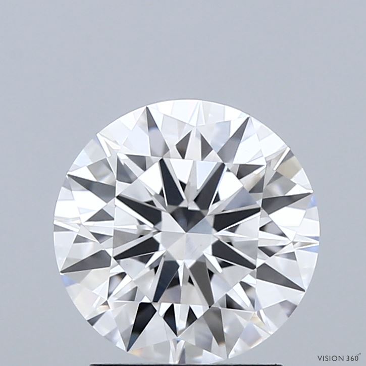 2.04 Carat Round Shaped, Ideal Cut, D Color, VVS2 Clarity, IGI Certified Lab Grown Diamond