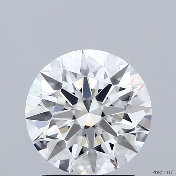 2.03 Carat Round Shaped, Ideal Cut, E Color, VVS2 Clarity, IGI Certified Lab Grown Diamond