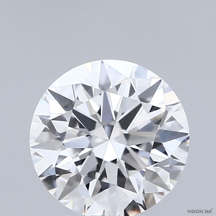 2.05 Carat Round Shaped, Ideal Cut, E Color, VVS2 Clarity, IGI Certified Lab Grown Diamond