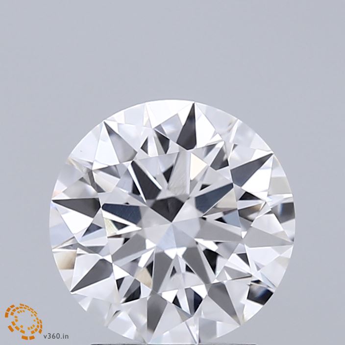 2.00 Carat Round Shaped, Ideal Cut, E Color, VVS2 Clarity, IGI Certified Lab Grown Diamond