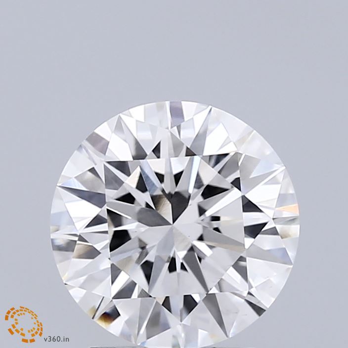 2.01 Carat Round Shaped, Excellent Cut, E Color, VVS2 Clarity, IGI Certified Lab Grown Diamond
