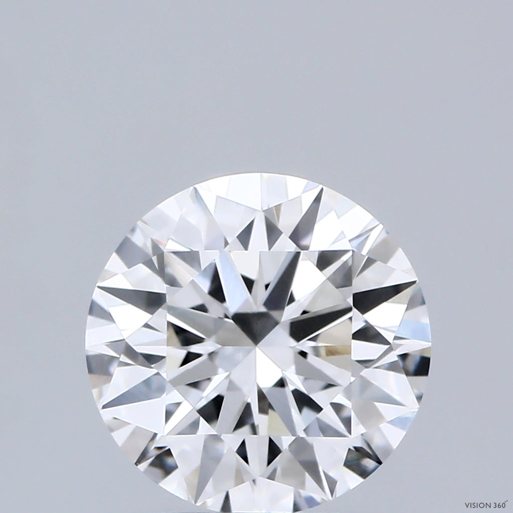 2.02 Carat Round Shaped, Ideal Cut, E Color, VVS2 Clarity, IGI Certified Lab Grown Diamond