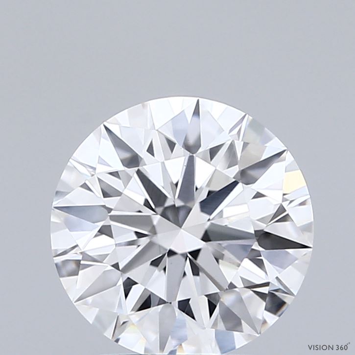 2.04 Carat Round Shaped, Ideal Cut, E Color, VVS2 Clarity, IGI Certified Lab Grown Diamond