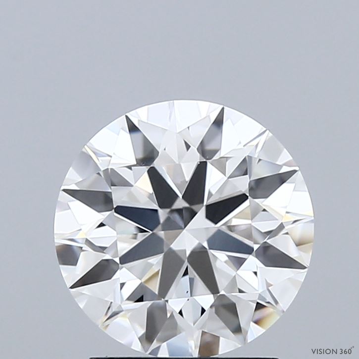 2.05 Carat Round Shaped, Ideal Cut, E Color, VVS2 Clarity, IGI Certified Lab Grown Diamond