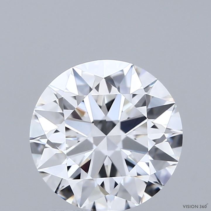 2.04 Carat Round Shaped, Ideal Cut, E Color, VVS2 Clarity, IGI Certified Lab Grown Diamond