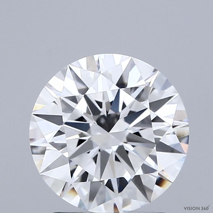 2.02 Carat Round Shaped, Ideal Cut, E Color, VVS2 Clarity, IGI Certified Lab Grown Diamond