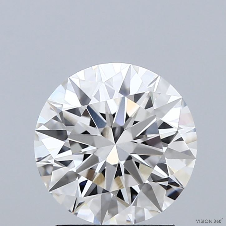 2.05 Carat Round Shaped, Ideal Cut, F Color, VVS2 Clarity, IGI Certified Lab Grown Diamond