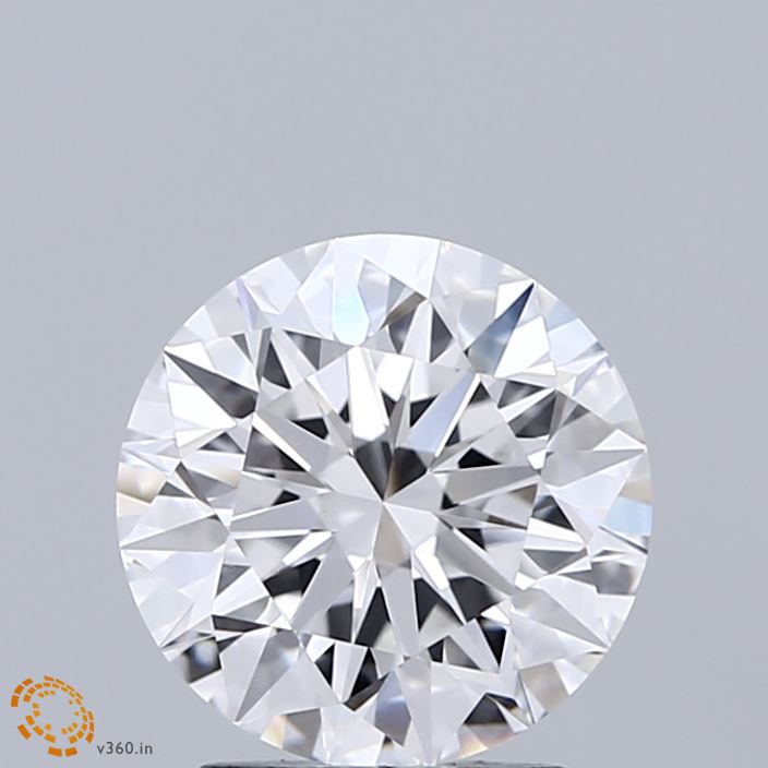 2.02 Carat Round Shaped, Ideal Cut, D Color, VVS2 Clarity, IGI Certified Lab Grown Diamond