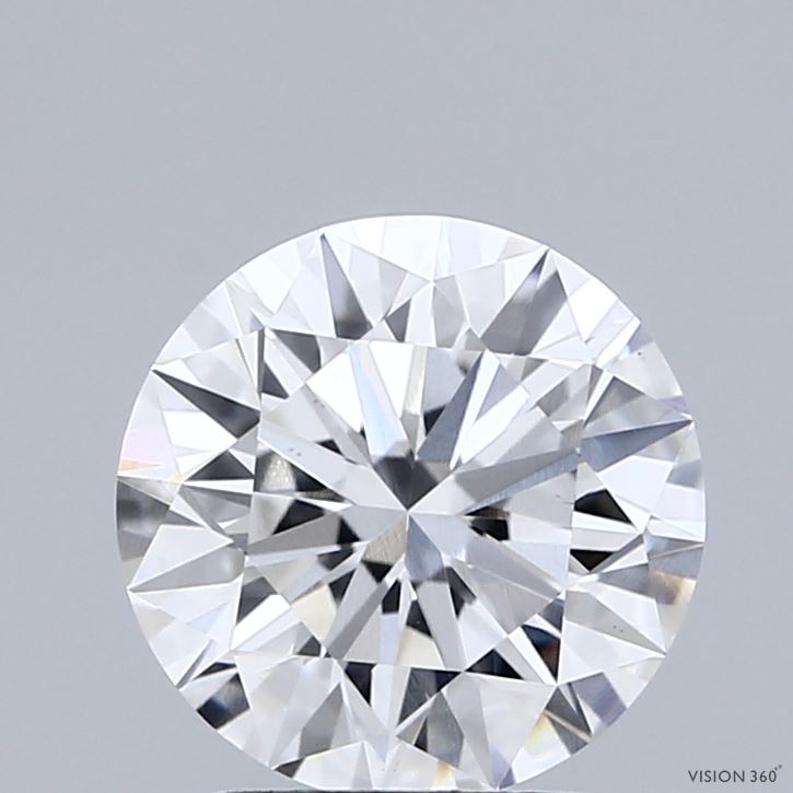 2.04 Carat Round Shaped, Ideal Cut, E Color, VVS2 Clarity, IGI Certified Lab Grown Diamond
