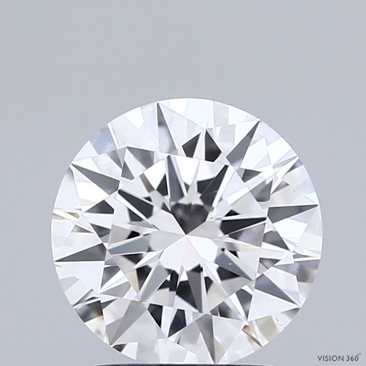 2.00 Carat Round Shaped, Excellent Cut, E Color, VVS2 Clarity, IGI Certified Lab Grown Diamond