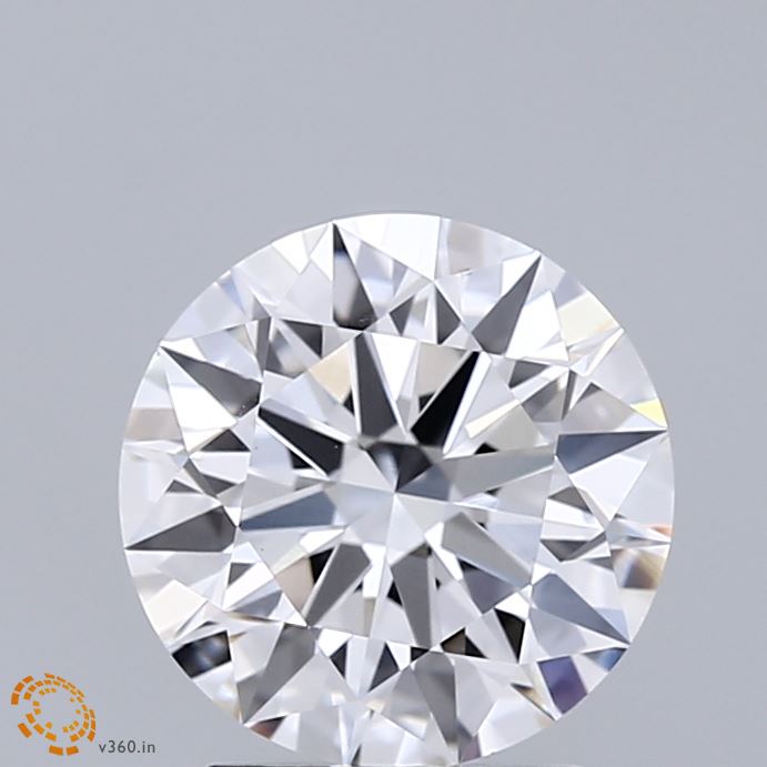 2.04 Carat Round Shaped, Ideal Cut, E Color, VVS2 Clarity, IGI Certified Lab Grown Diamond