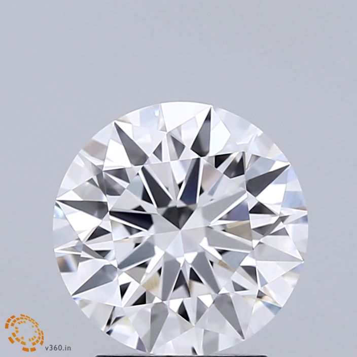 2.05 Carat Round Shaped, Ideal Cut, E Color, VVS2 Clarity, IGI Certified Lab Grown Diamond