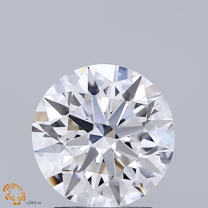 2.00 Carat Round Shaped, Excellent Cut, D Color, VS1 Clarity, IGI Certified Lab Grown Diamond