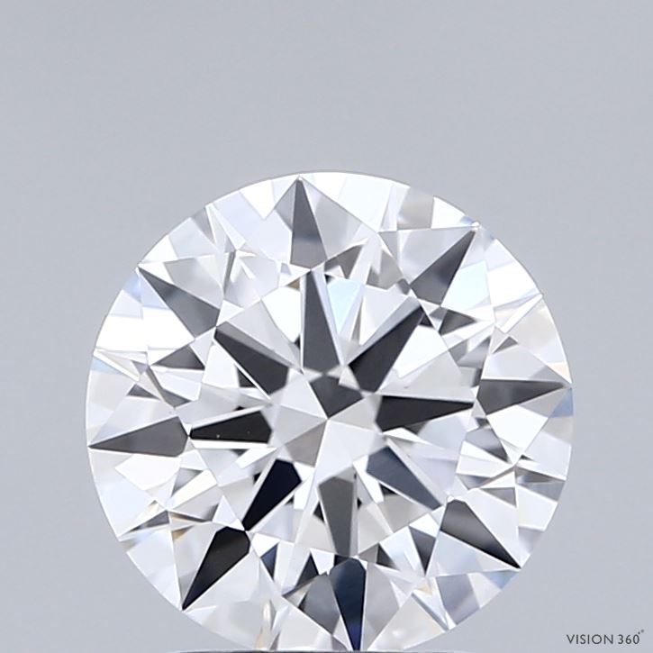 2.01 Carat Round Shaped, Excellent Cut, D Color, VVS2 Clarity, IGI Certified Lab Grown Diamond
