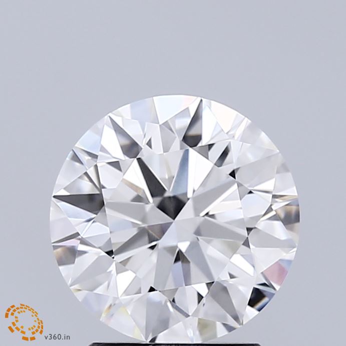 2.05 Carat Round Shaped, Ideal Cut, E Color, VVS2 Clarity, IGI Certified Lab Grown Diamond