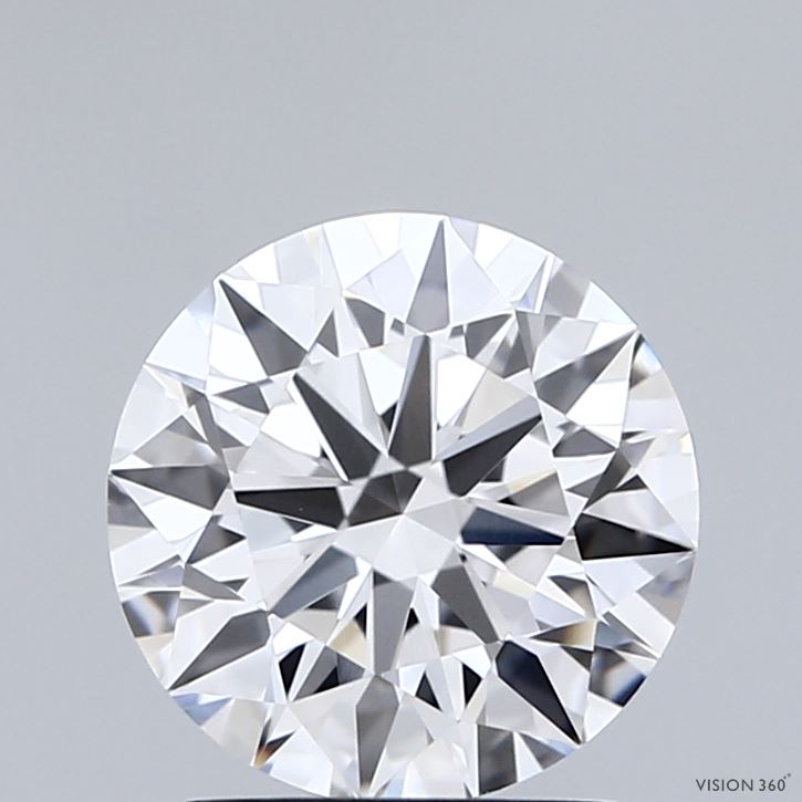 2.02 Carat Round Shaped, Ideal Cut, E Color, VVS2 Clarity, IGI Certified Lab Grown Diamond