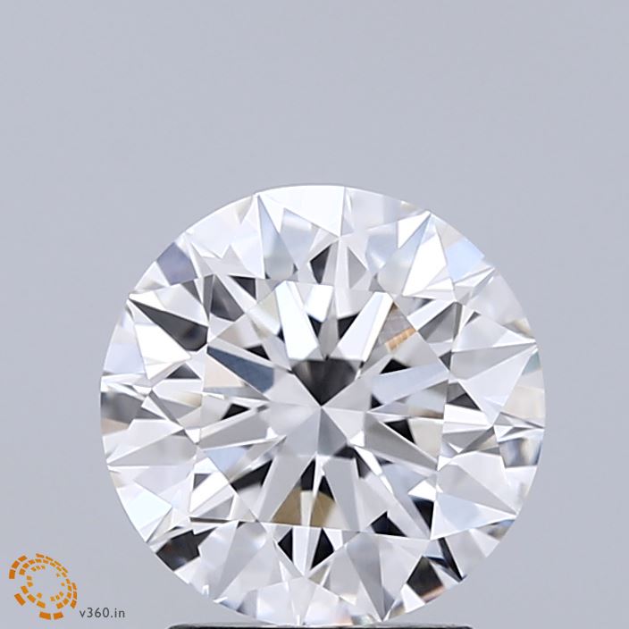 2.05 Carat Round Shaped, Ideal Cut, E Color, VVS2 Clarity, IGI Certified Lab Grown Diamond