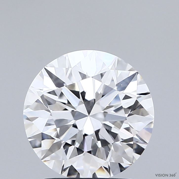 2.00 Carat Round Shaped, Excellent Cut, E Color, VVS2 Clarity, IGI Certified Lab Grown Diamond