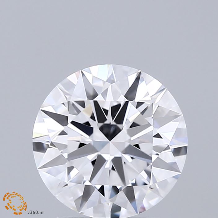 2.02 Carat Round Shaped, Ideal Cut, D Color, VVS2 Clarity, IGI Certified Lab Grown Diamond