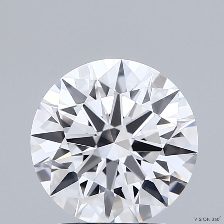 2.04 Carat Round Shaped, Ideal Cut, D Color, VVS2 Clarity, IGI Certified Lab Grown Diamond