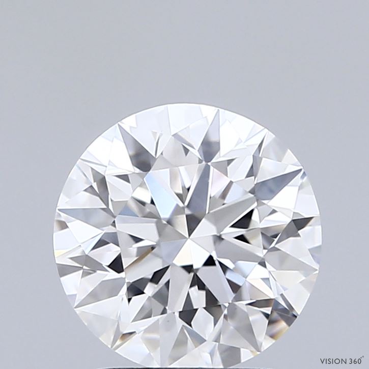 2.00 Carat Round Shaped, Excellent Cut, D Color, VS1 Clarity, IGI Certified Lab Grown Diamond