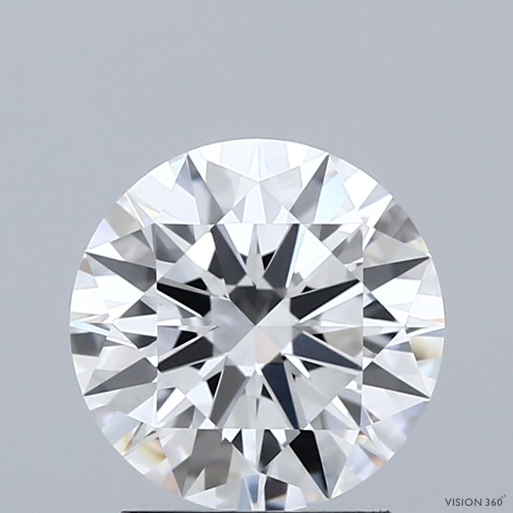 2.05 Carat Round Shaped, Ideal Cut, E Color, VVS2 Clarity, IGI Certified Lab Grown Diamond