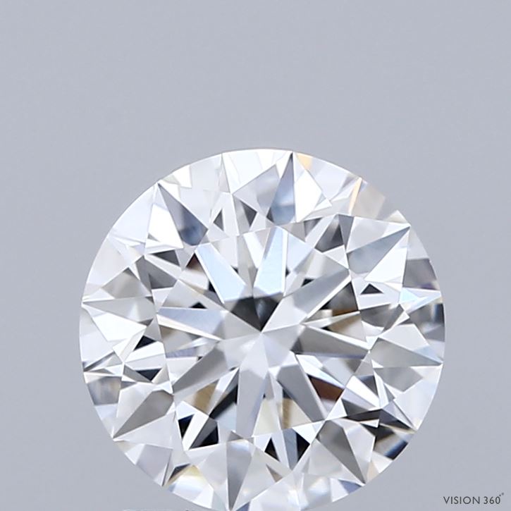 2.02 Carat Round Shaped, Ideal Cut, E Color, VVS2 Clarity, IGI Certified Lab Grown Diamond
