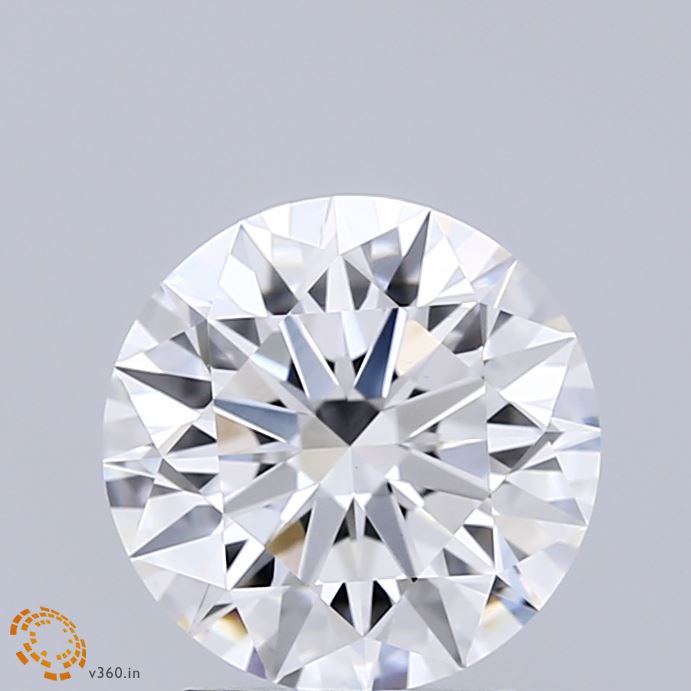 2.05 Carat Round Shaped, Ideal Cut, E Color, VVS2 Clarity, IGI Certified Lab Grown Diamond