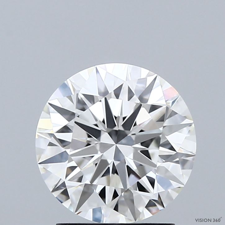 2.00 Carat Round Shaped, Ideal Cut, F Color, VVS2 Clarity, IGI Certified Lab Grown Diamond