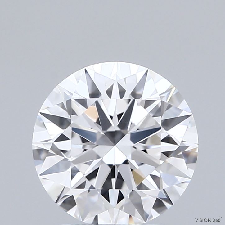 2.05 Carat Round Shaped, Ideal Cut, D Color, VVS2 Clarity, IGI Certified Lab Grown Diamond