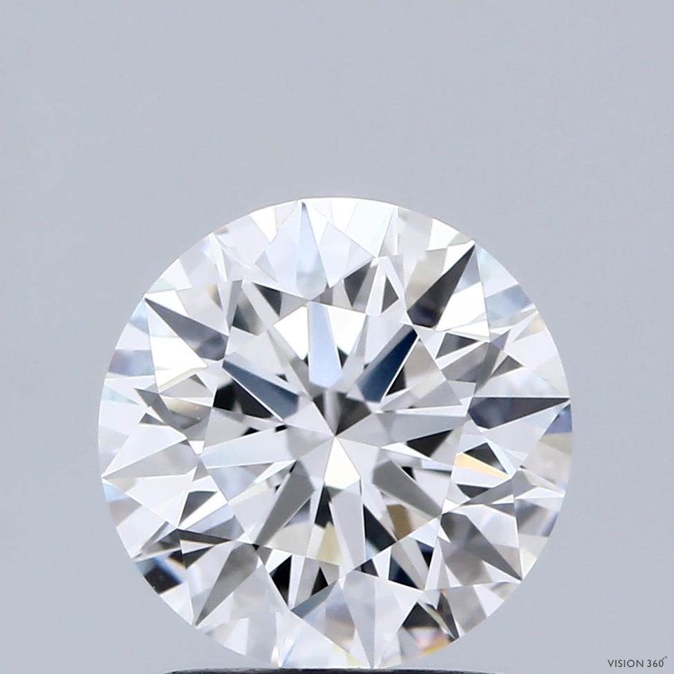 2.03 Carat Round Shaped, Ideal Cut, E Color, VVS2 Clarity, IGI Certified Lab Grown Diamond