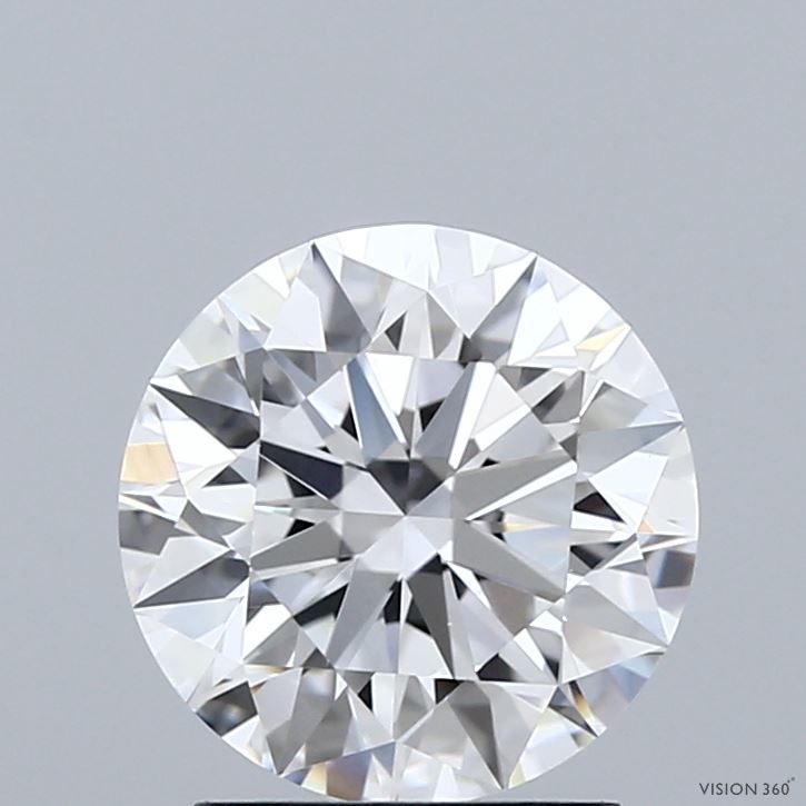 2.05 Carat Round Shaped, Ideal Cut, E Color, VVS2 Clarity, IGI Certified Lab Grown Diamond