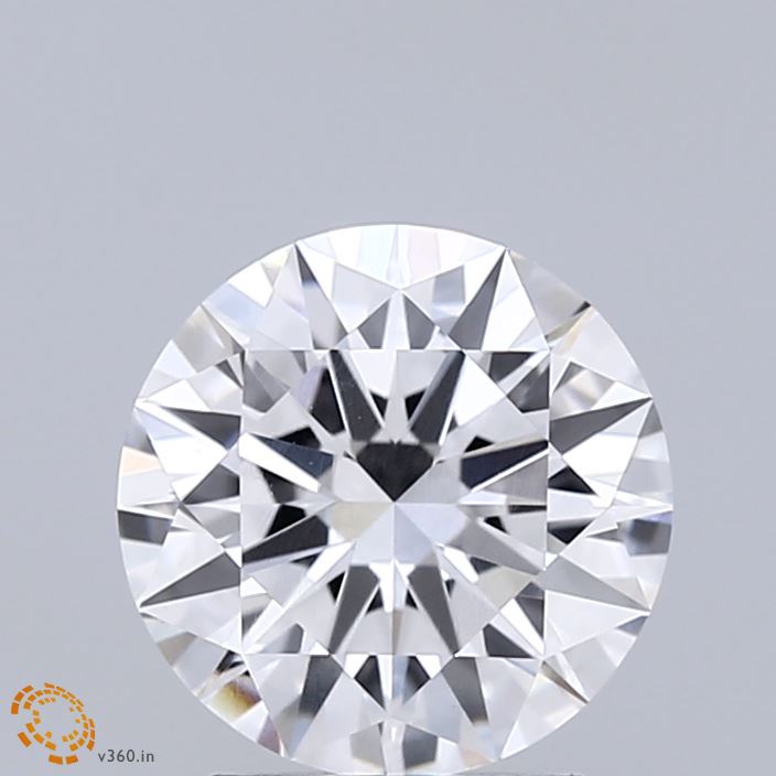 2.01 Carat Round Shaped, Excellent Cut, E Color, VVS2 Clarity, IGI Certified Lab Grown Diamond