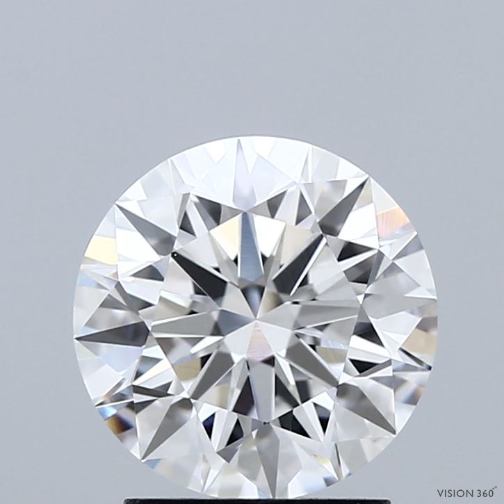 2.05 Carat Round Shaped, Ideal Cut, E Color, VVS2 Clarity, IGI Certified Lab Grown Diamond